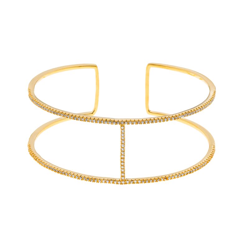 Bracelete Mulberry folheado a ouro 18k