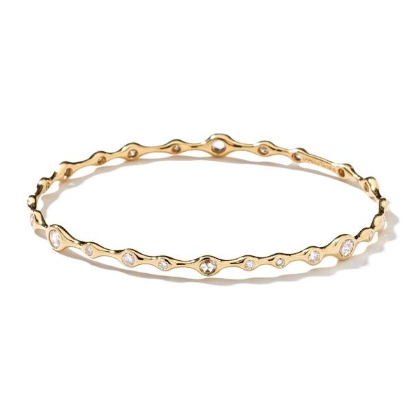 bracelete dourado zirconias cristais top100 semijoias