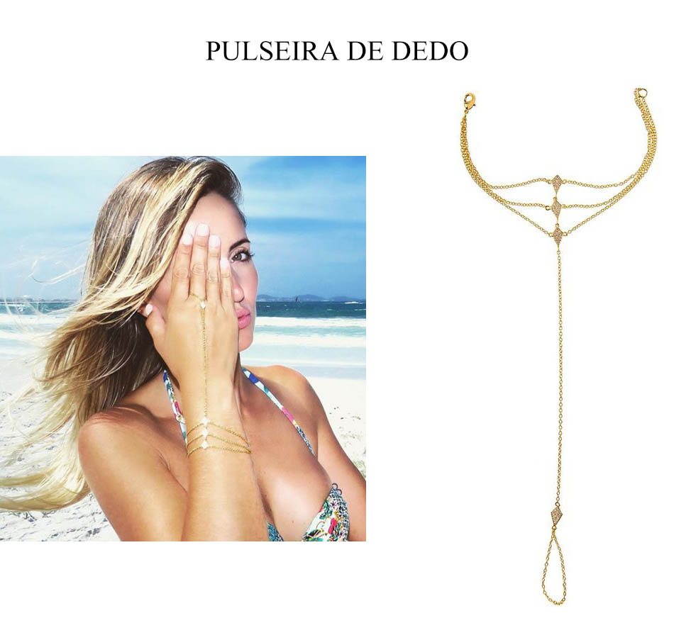 Pulseira Moderna de dedo