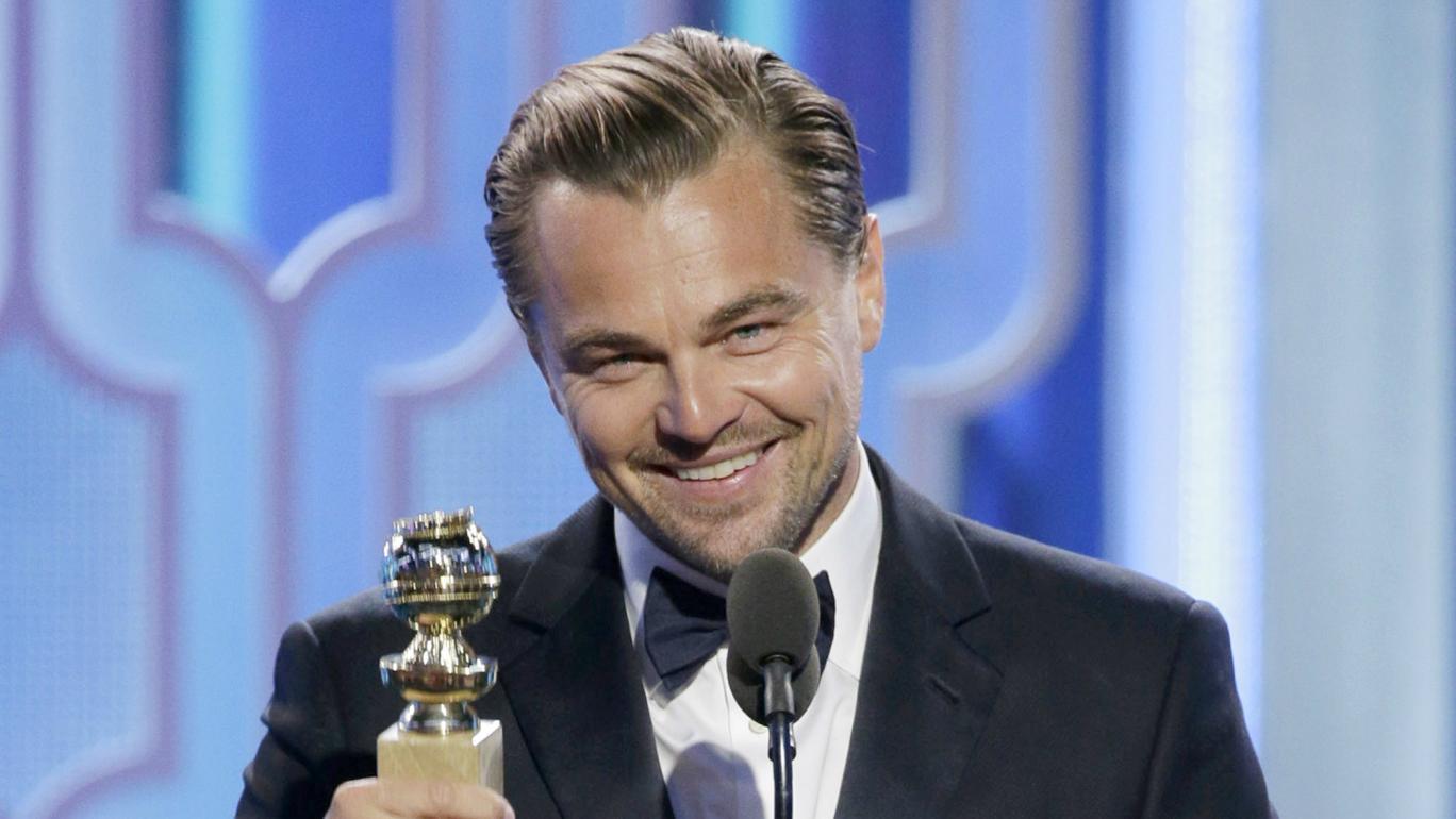 leonardo dicaprio com oscar