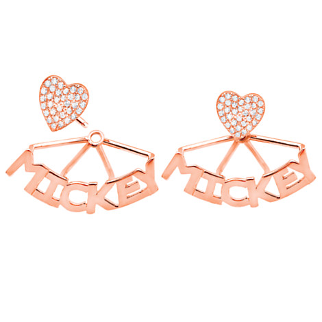 ear jackets rose disney semi joias