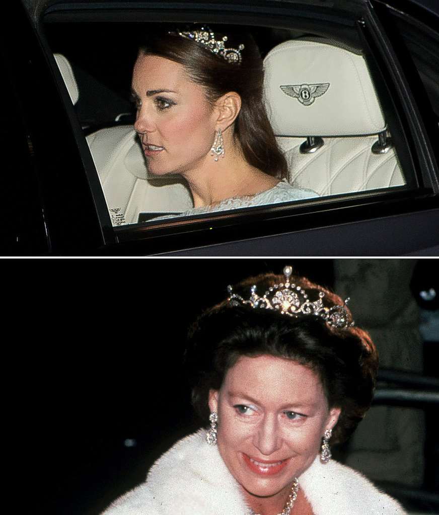 tiara lotus Kate Middleton