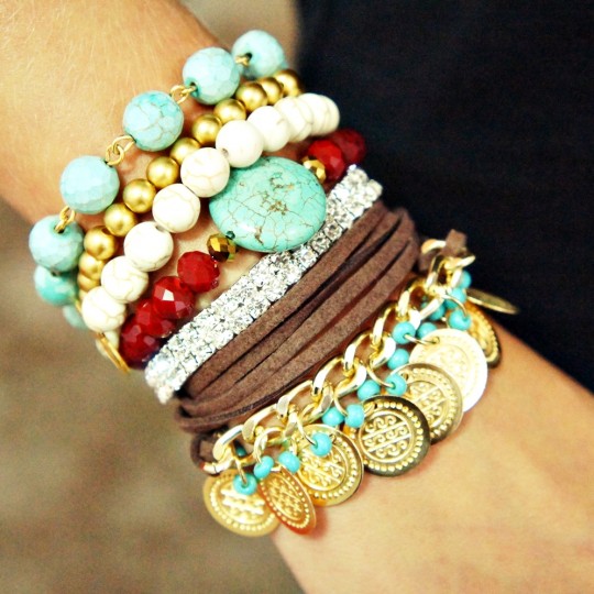 mix de pulseiras