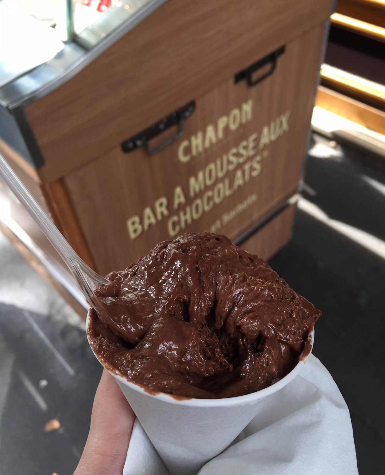 mousse de chocolate chapon paris