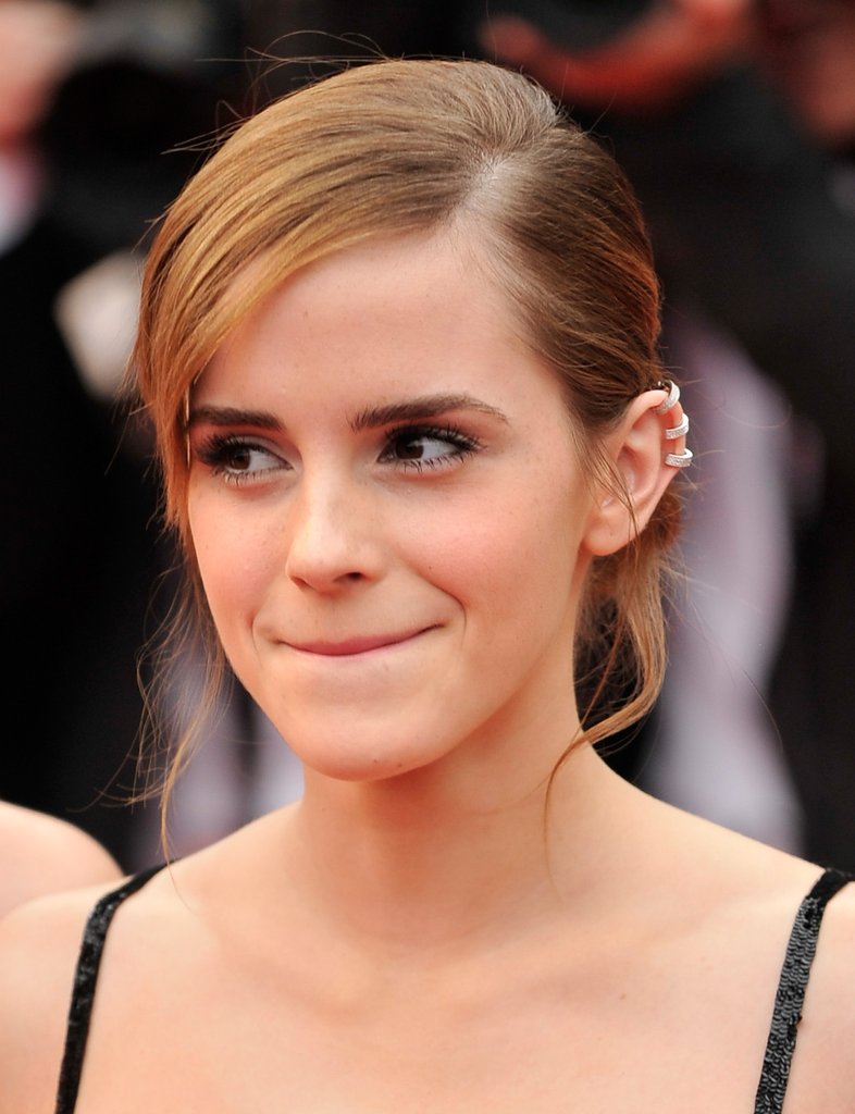 Piercing de pressão para orelha emma watson