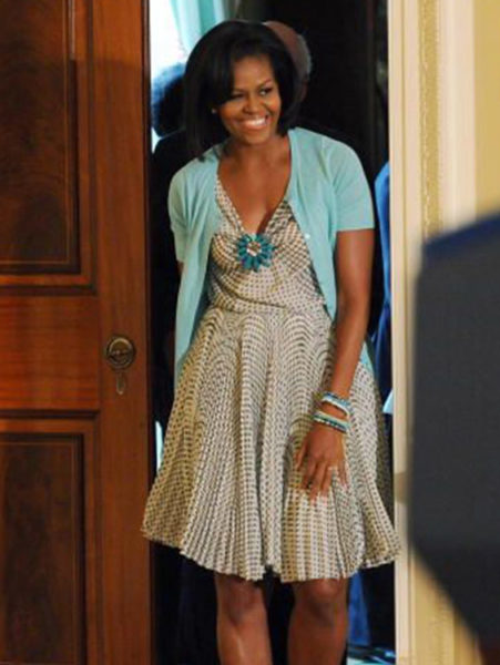 Michelle Obama Broche Dia