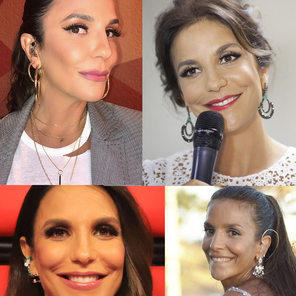 Ivete usa os acessórios sem muitas extravagâncias, mas sempre demonstra ser muito elegante em suas escolhas