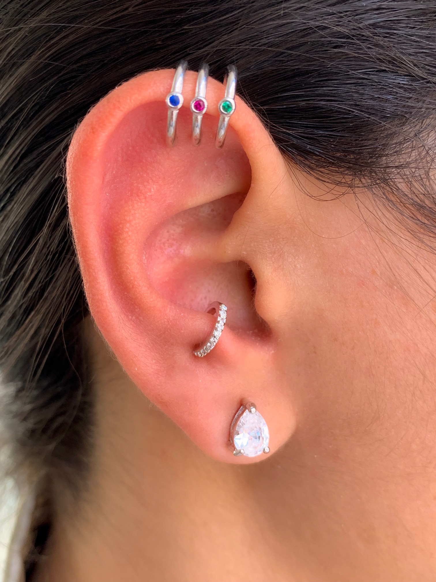 piercing anti tragus argolas helix