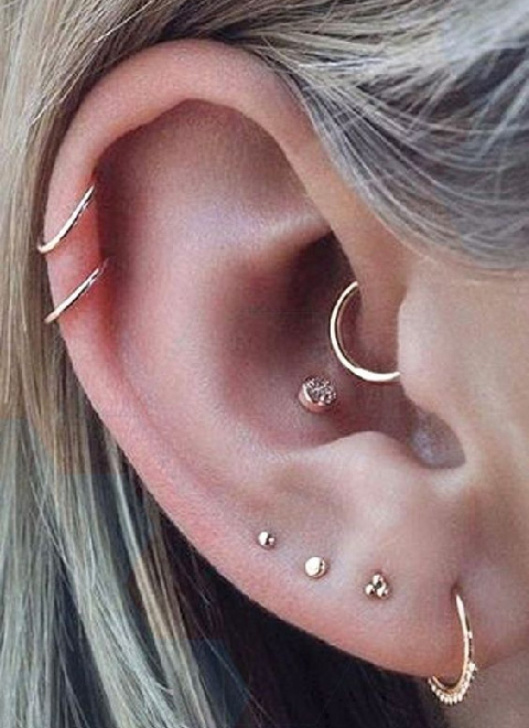 piercing minimalista