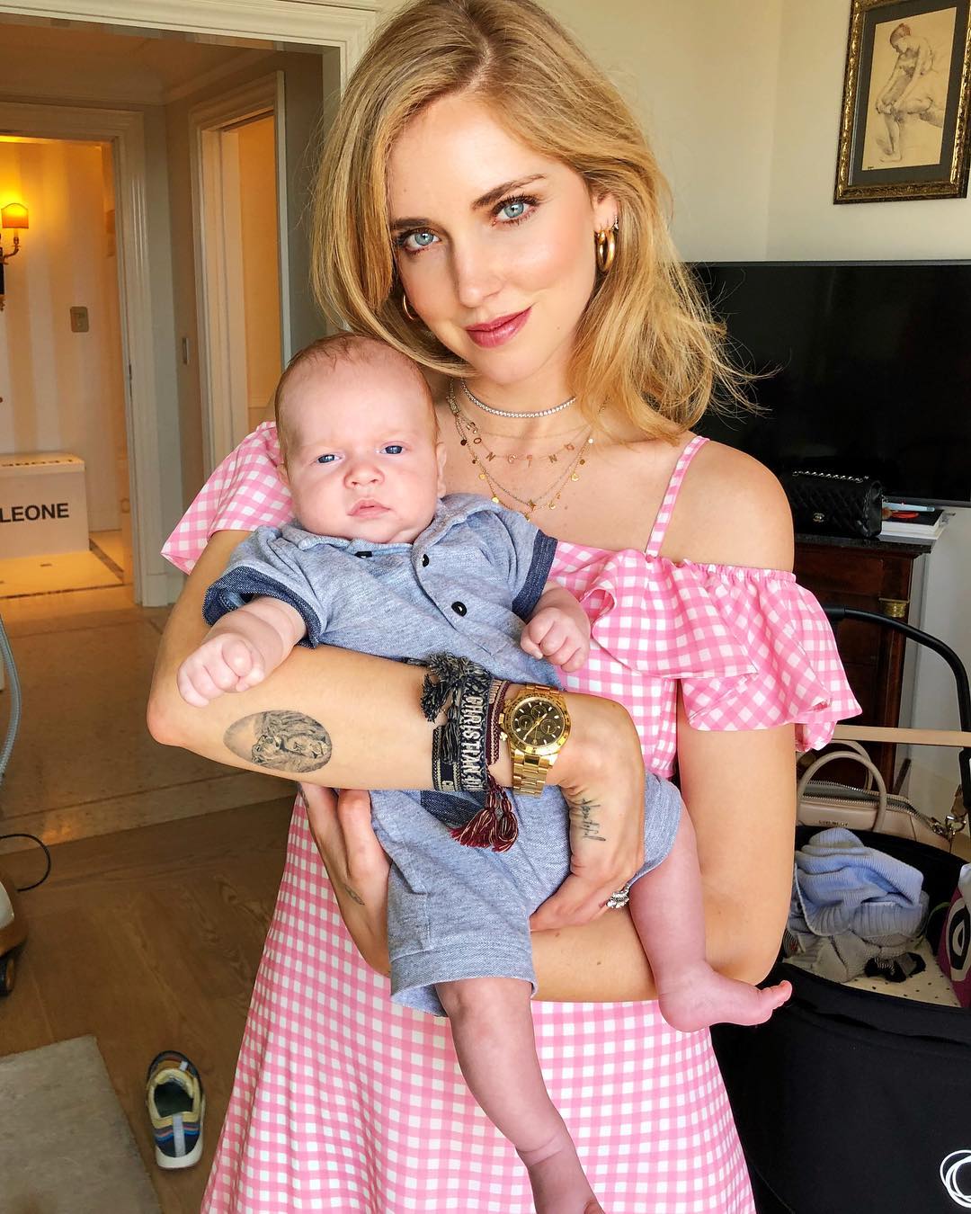 Chiara Ferragni Colar Filho