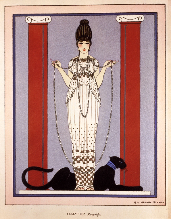 Mulher com uma pantera George Barbier