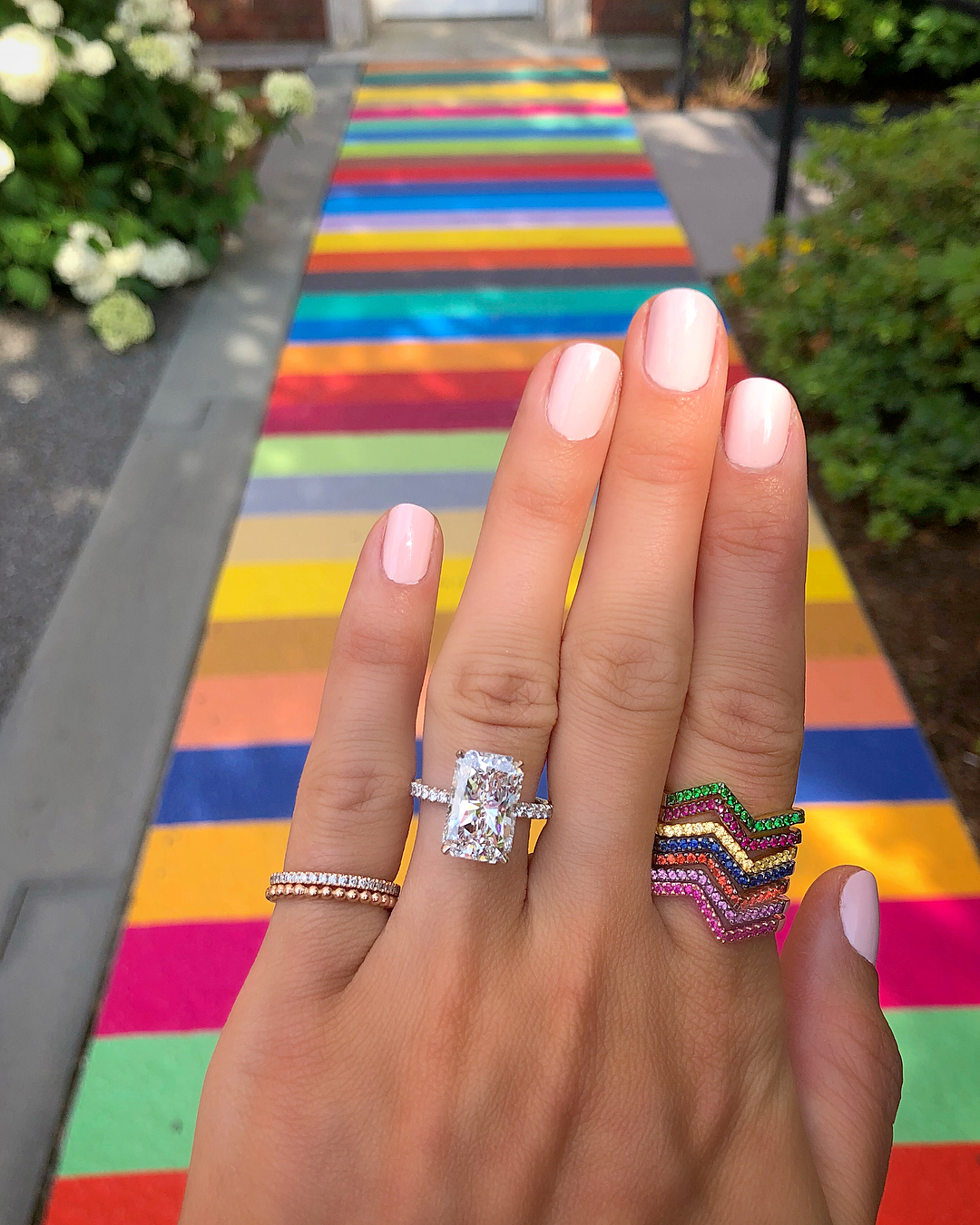Anéis coloridos