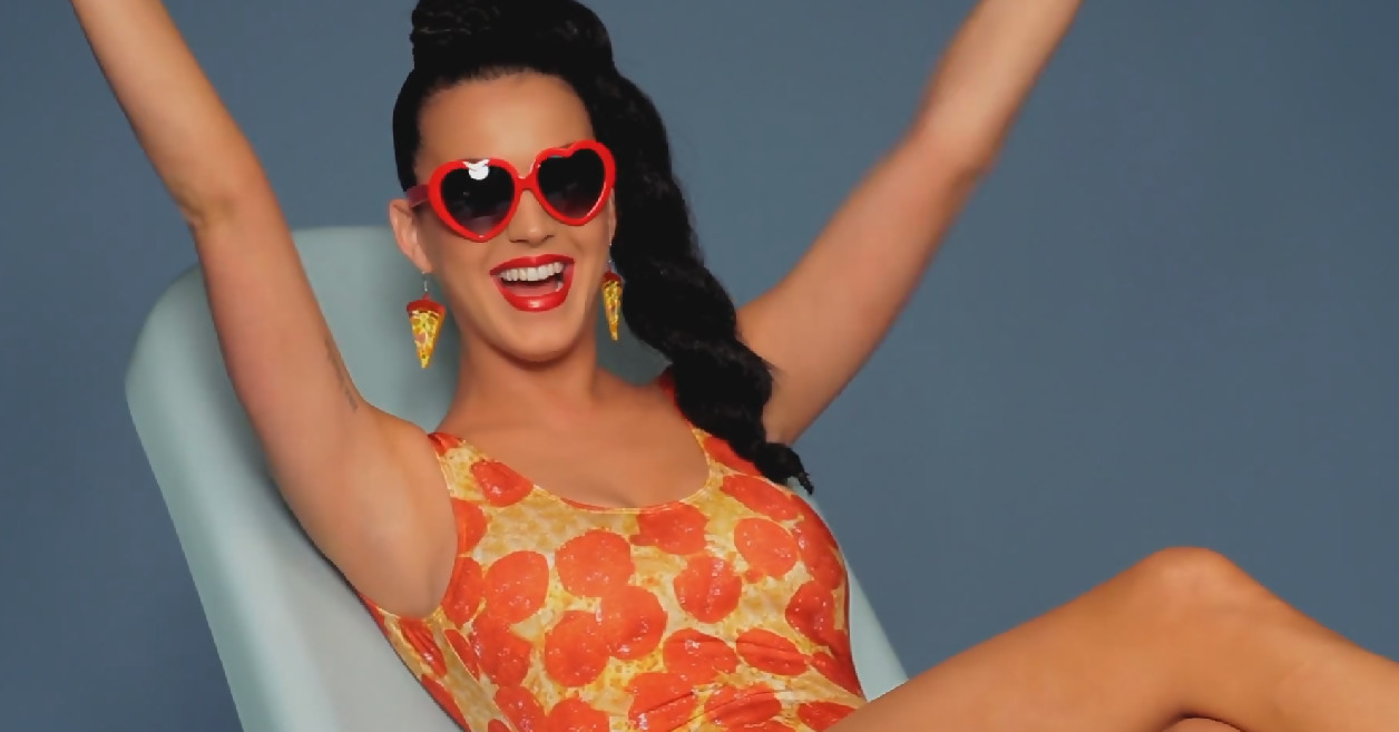 Katy Perry Brinco de Pizza