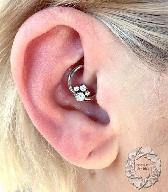 Piercing daith