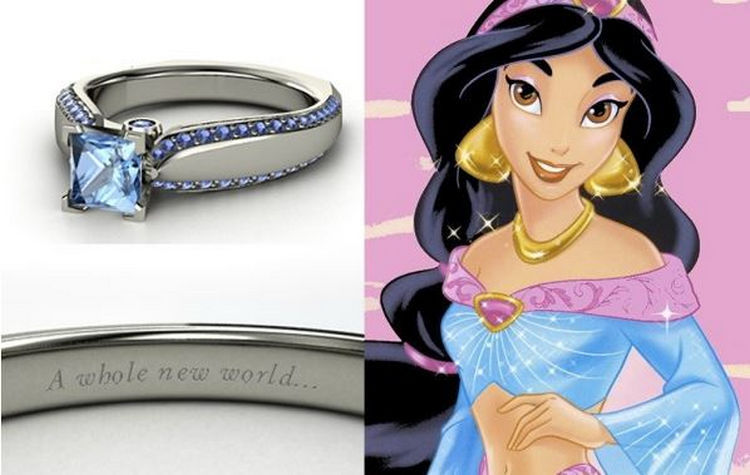 Anéis princesa Disney Jasmine