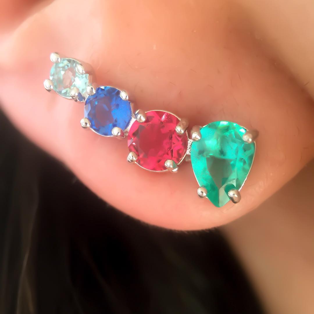 Ear Cuff Colorido