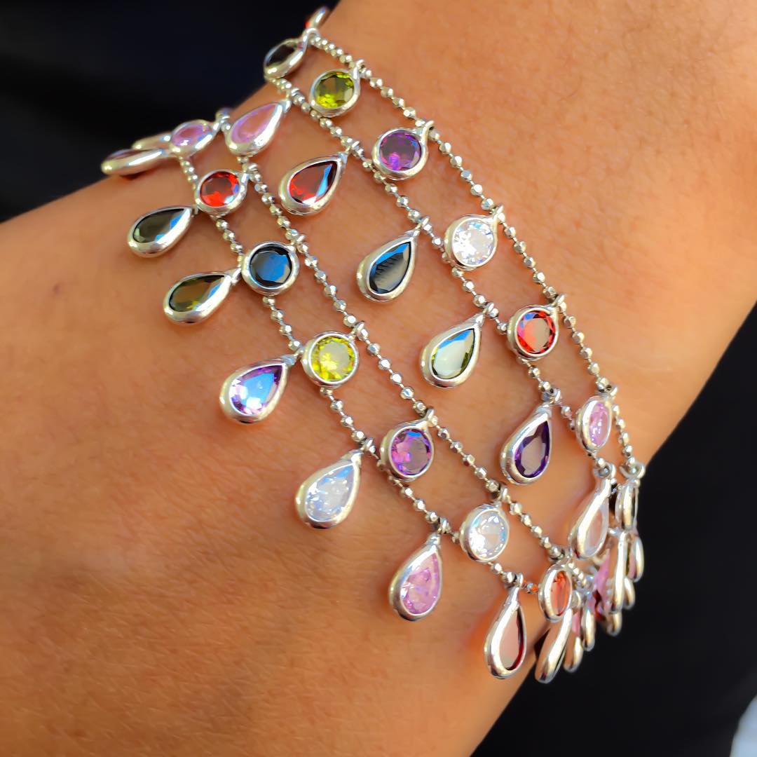 Pulseiras de prata