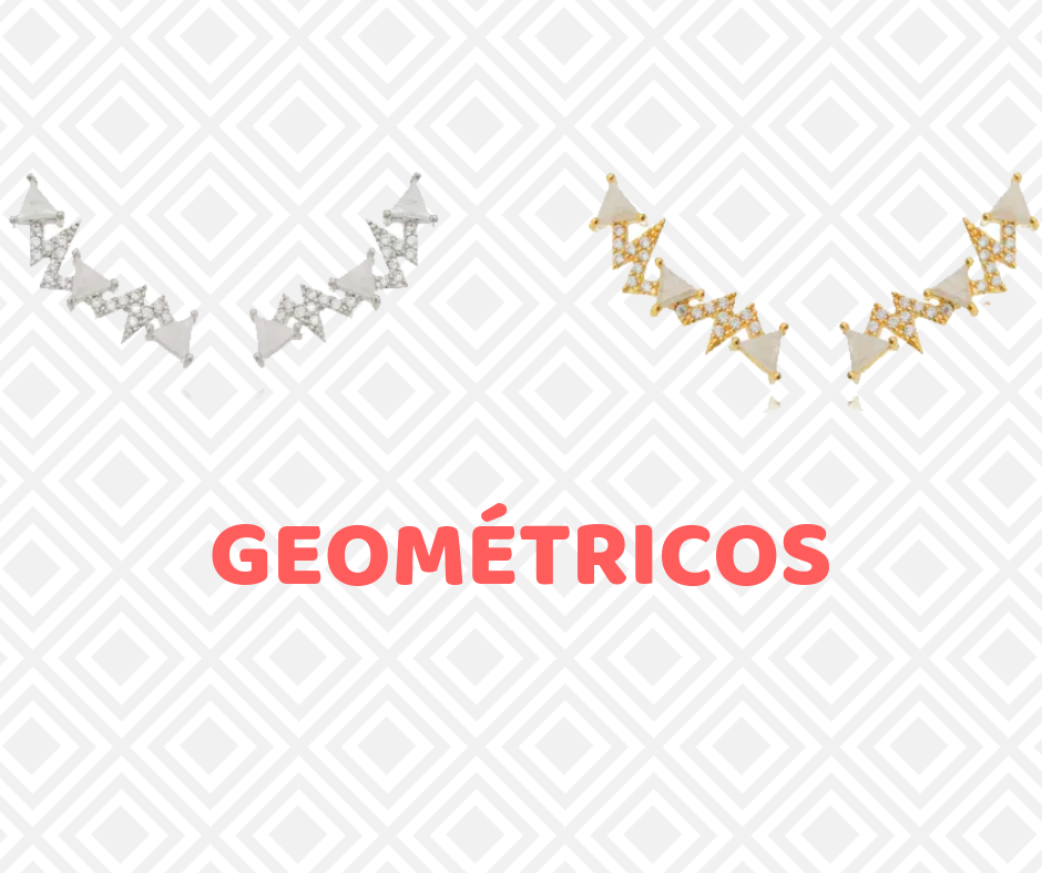 Ear cuffs geométricos