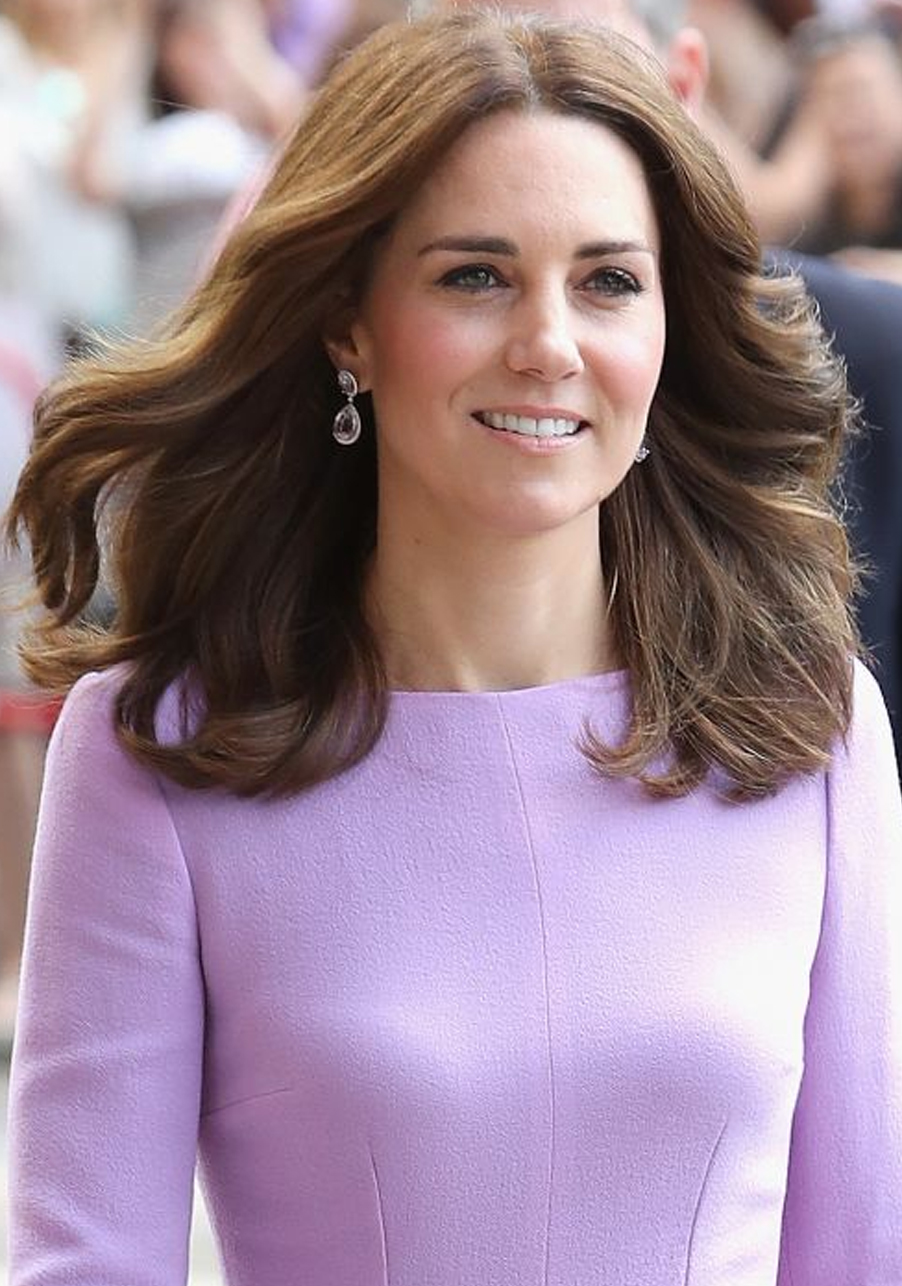 Brincos da Kate Middleton Ametista