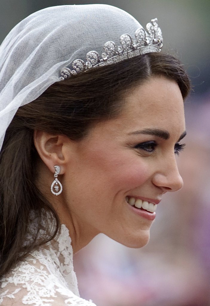 Brincos de Kate Middleton Casamento