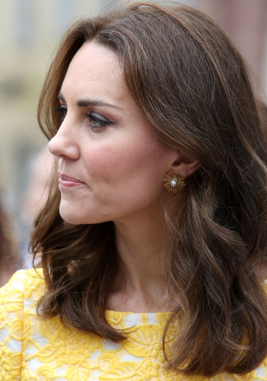 Brincos da Kate Middleton Ouro Pérola