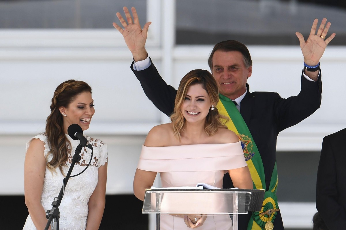 vestido michelle bolsonaro posse presidencia