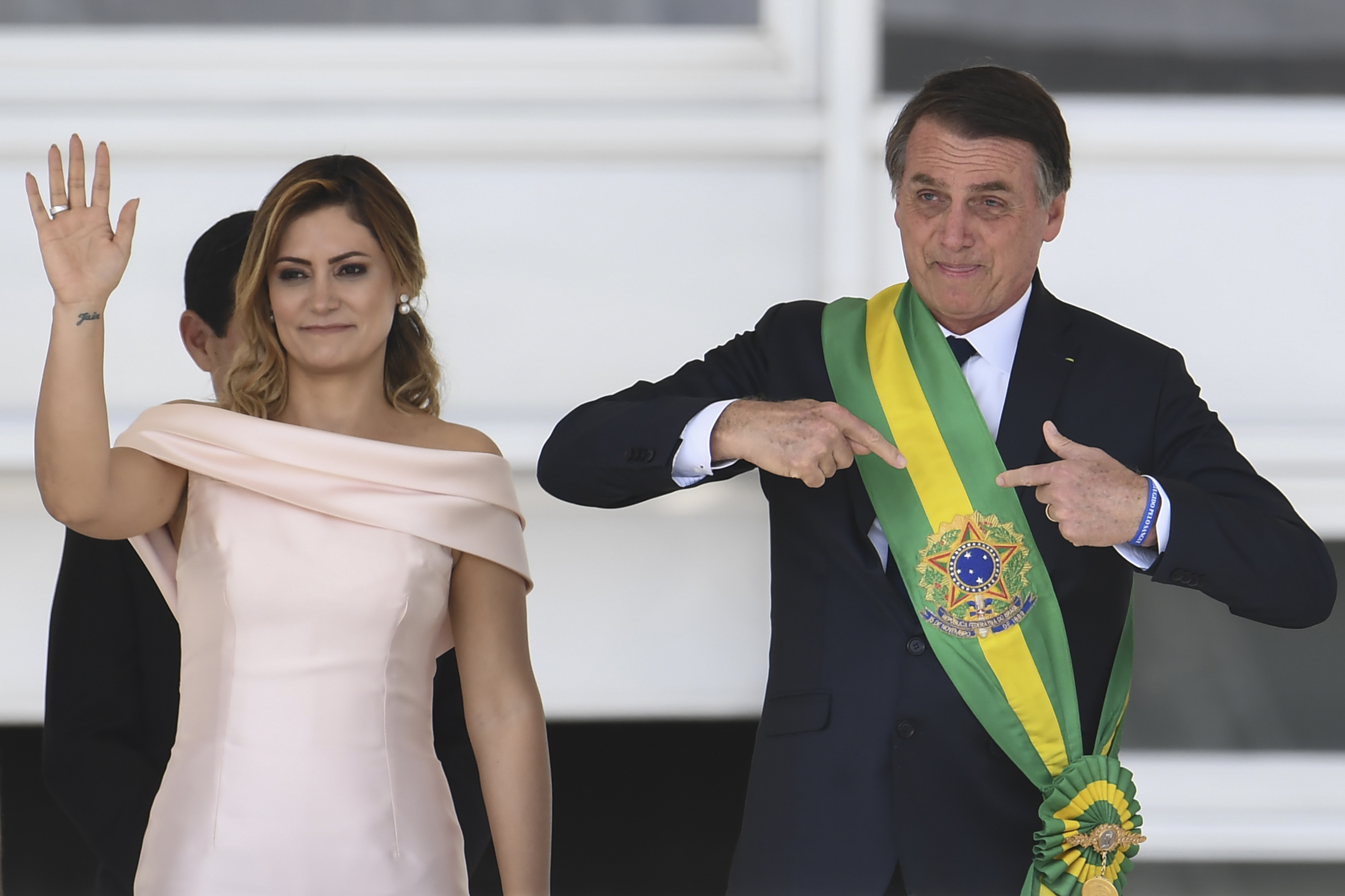vestido Michelle Bolsonaro