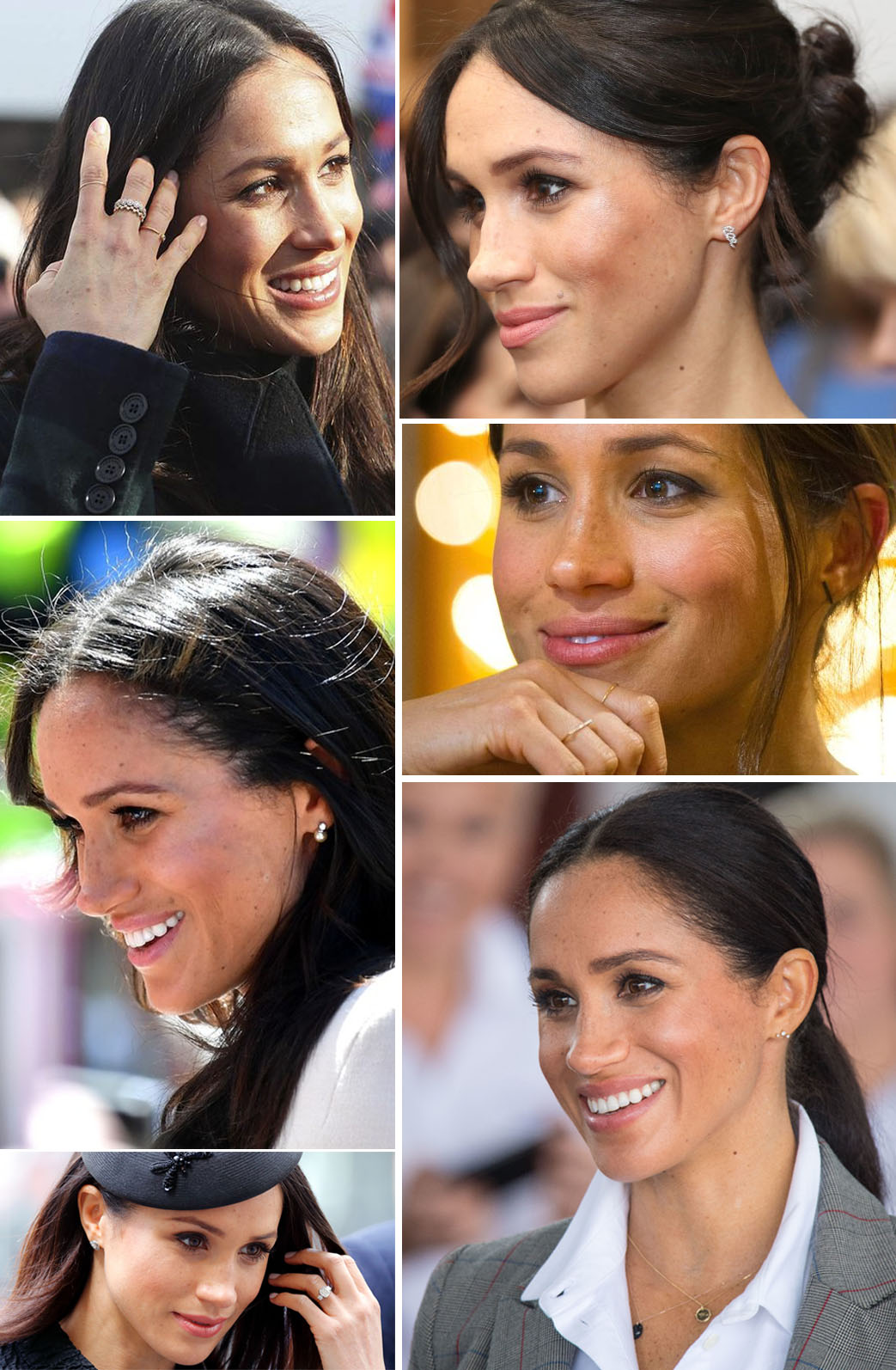 Joias de Meghan Markle Minimalista