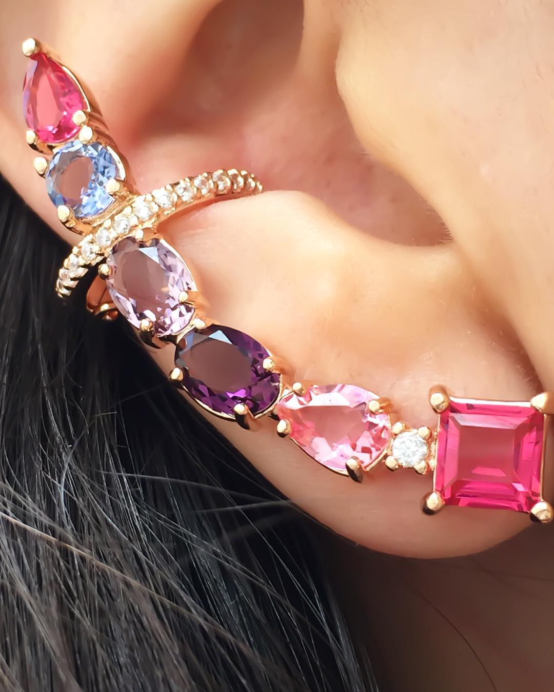 tendências de brincos da moda 2019 ear cuff