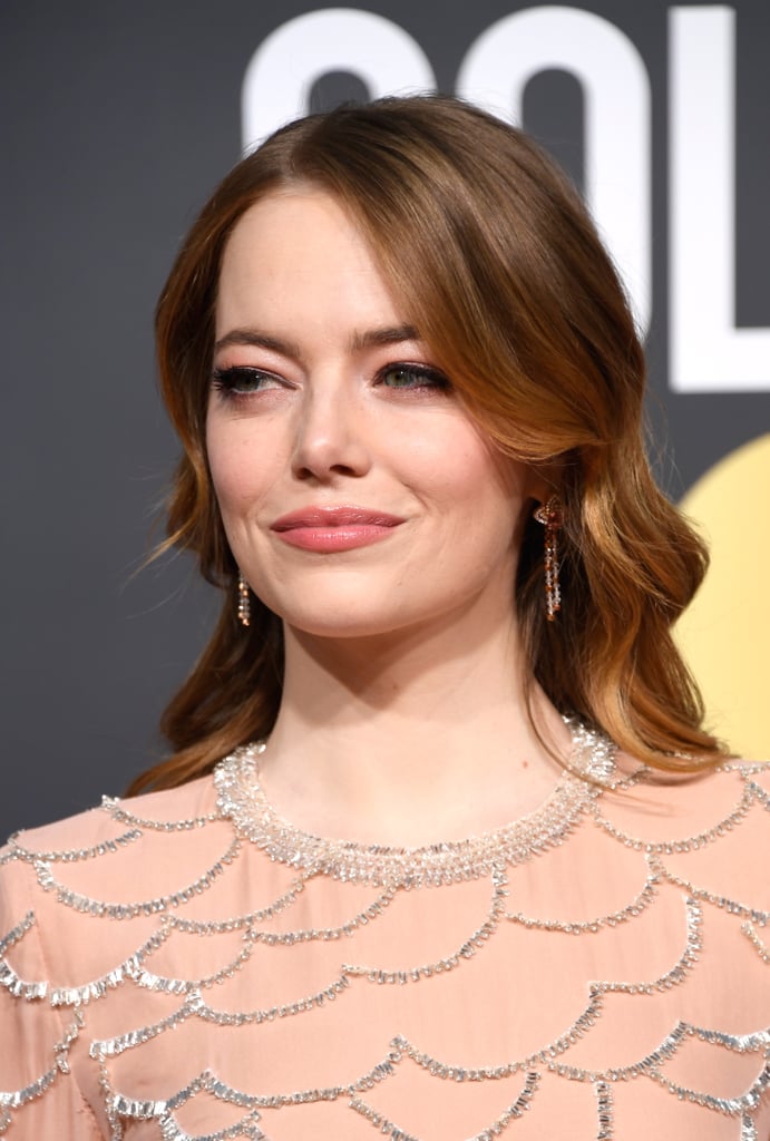 Globo de Ouro 2019 Emma Stone beleza