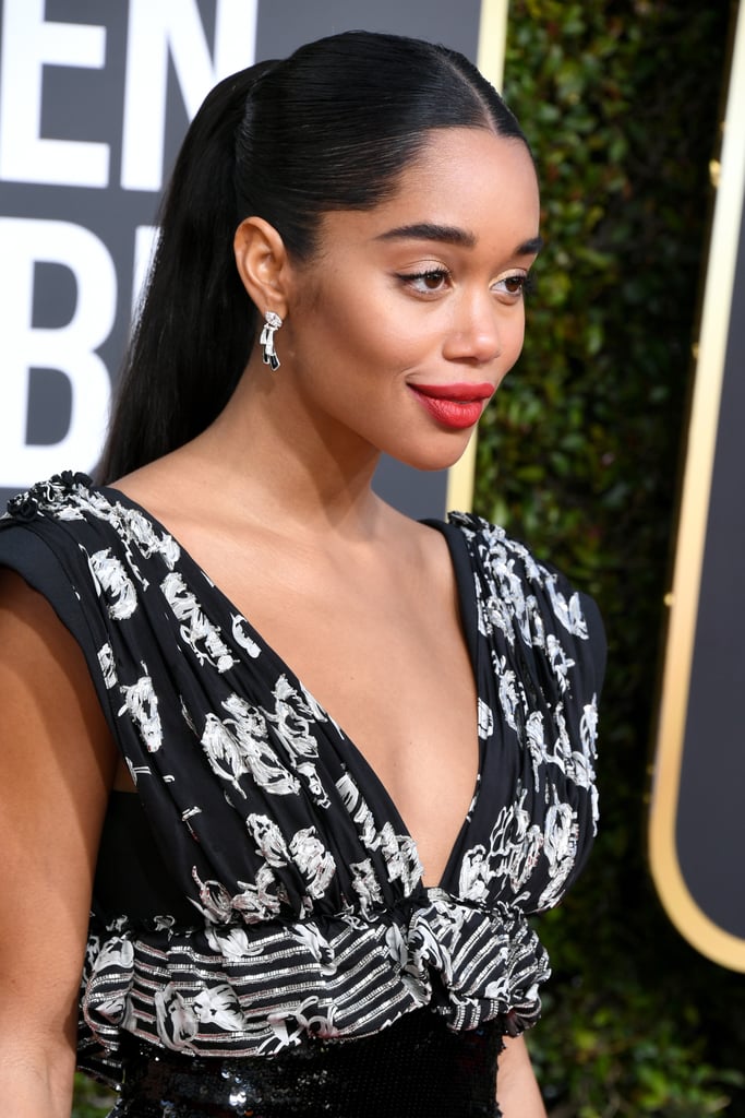 Globo de Ouro 2019 Laura Harrier Brincos