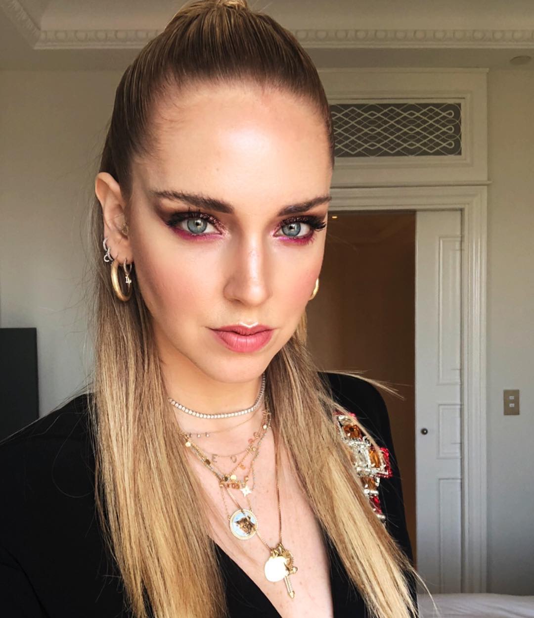 Acessorios da chiara ferragni mix de colares