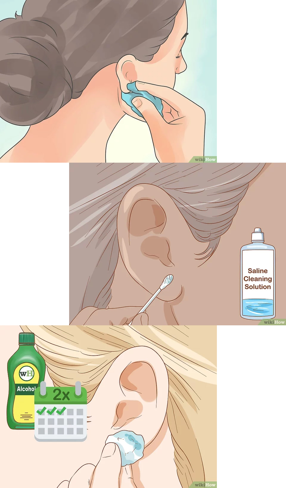 furar as orelhas higienização