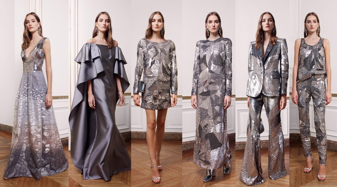 paris fashion week 2019 alberta ferreti metalizados