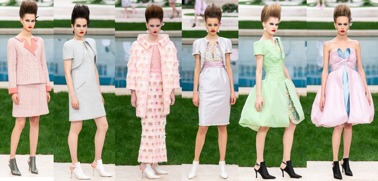 paris fashion week 2019 chanel candy colors