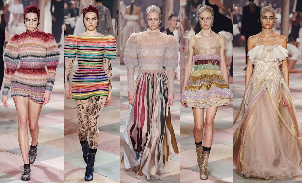 paris fashion week 2019 dior coloridos