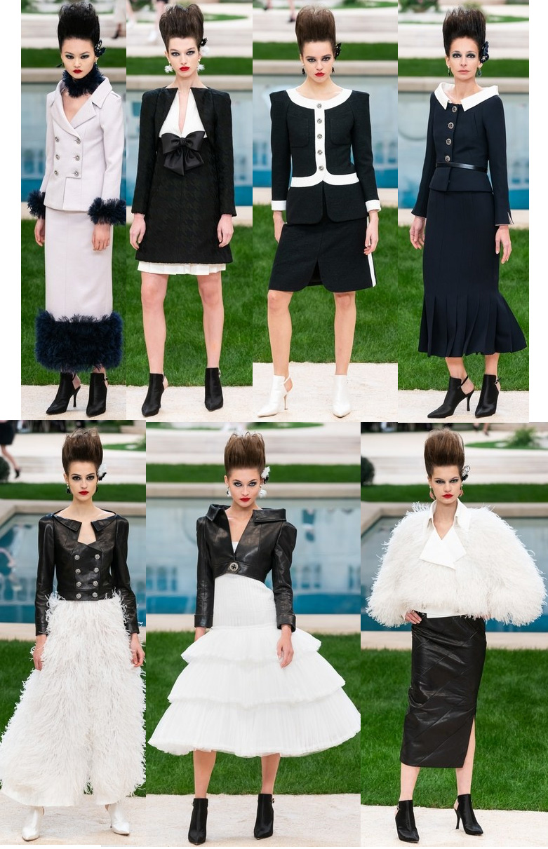 paris fashion week 2019 preto e branco chanel