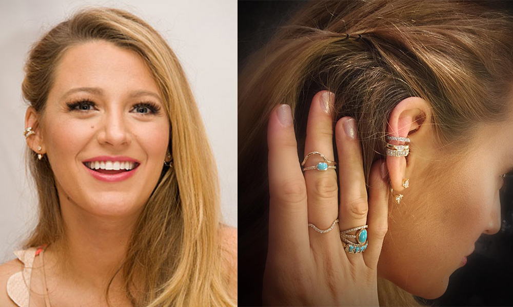 piercing para orelha blake lively