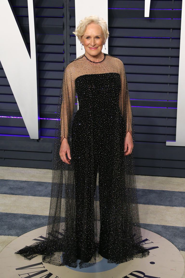 Oscar 2019 afterparty glenn close look