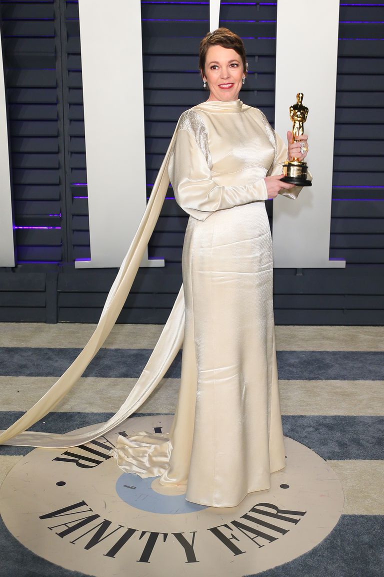 Oscar 2019 afterparty olivia coleman