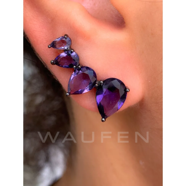 ear cuff tanzanita waufen