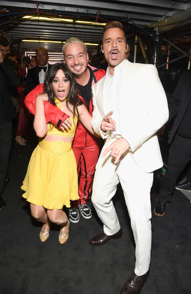 famosas no grammy awards 2019 rick martin jbalvin camila cabello