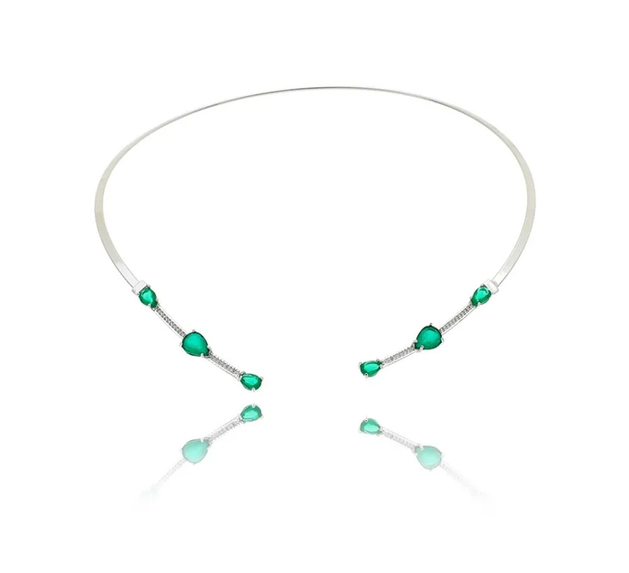 promoçao de colares choker rigida