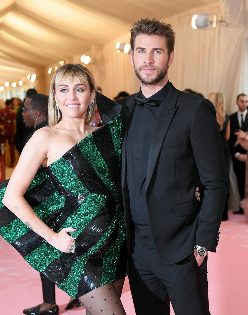 Liam Hemsworth Miley Cyrus MET Gala