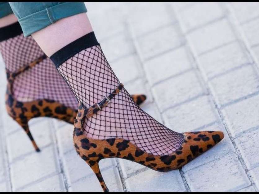 sapato animal print