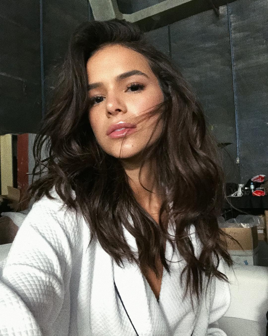 Cabelo da Bruna Marquezine natural