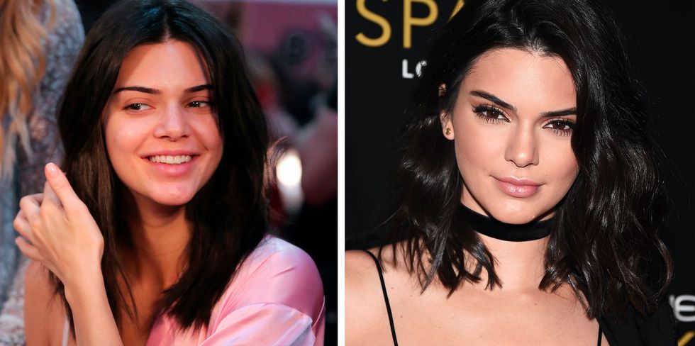 Kardashians Jenner sem maquiagem Kendall Jenner