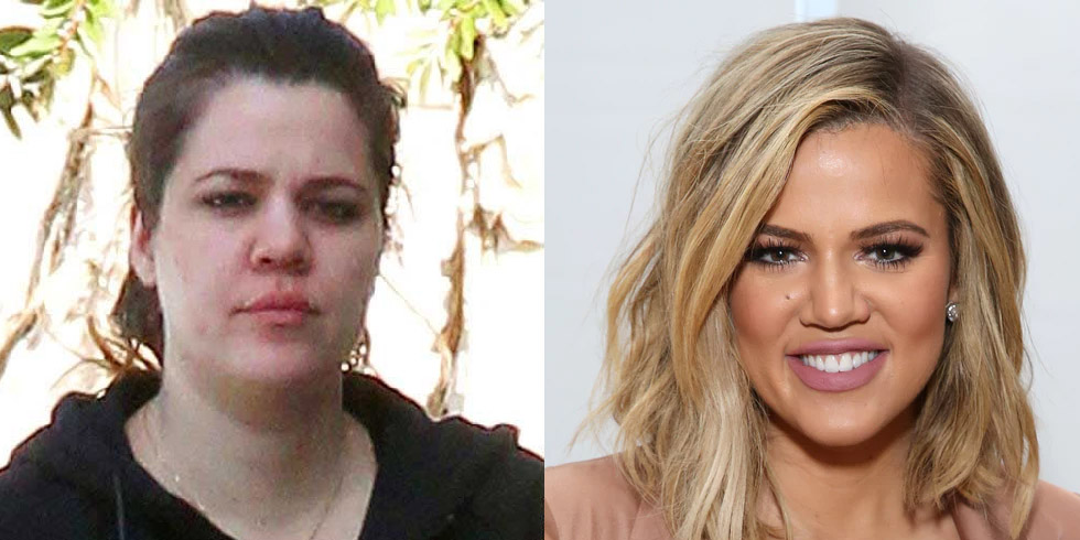 Kardashians Jenner sem maquiagem Khloe Kardashian 1