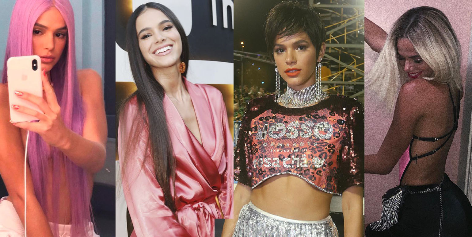 bruna marquezine tipos de cabelo