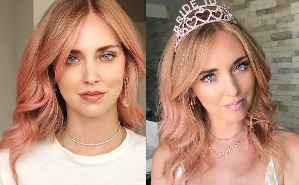 cabelos coloridos chiara ferragni